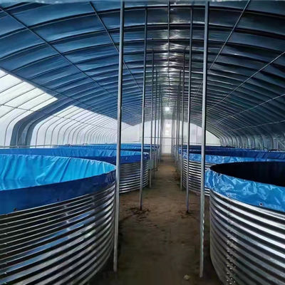 Outdoor Indoor Flexible Water Tank Recirculating Aquaculture System Tilapia Fish Farming Tank